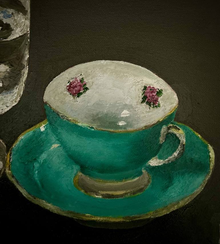 Original Post-impressionism Still Life Painting by Maryam Howe