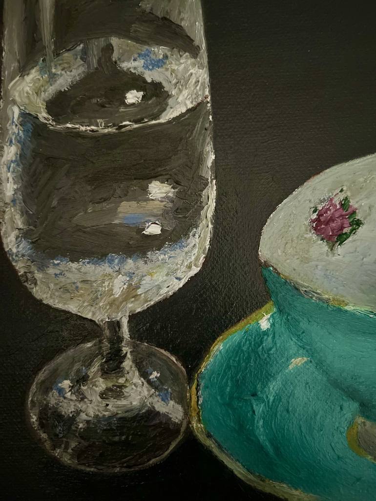 Original Post-impressionism Still Life Painting by Maryam Howe