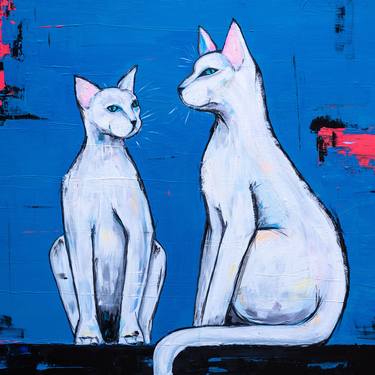 Original Contemporary Animal Painting by Lenny B