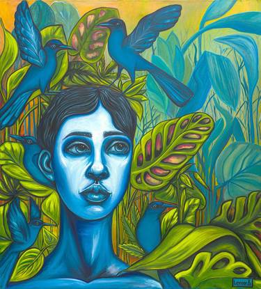 Original Generative Fantasy Paintings by Lenny B