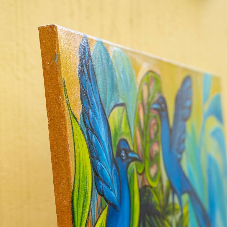 Original Expressionism People Painting by Lenny B