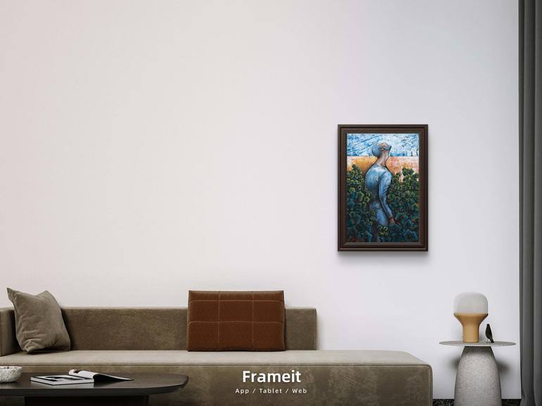 Original Expressionism People Painting by Lenny B
