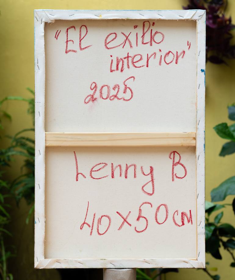 Original Expressionism People Painting by Lenny B