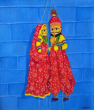 Original Contemporary Performing Arts Paintings by Sanjana Patel