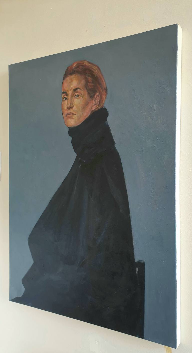 Original Portrait Painting by Tamas Szikszay