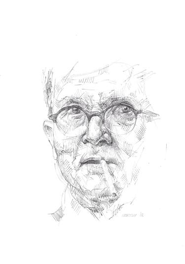 Portrait of David Hockney thumb
