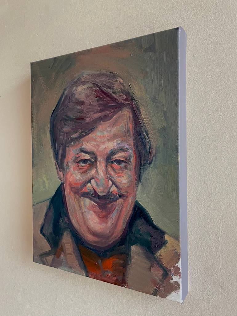 Original Portraiture People Painting by Tamas Szikszay