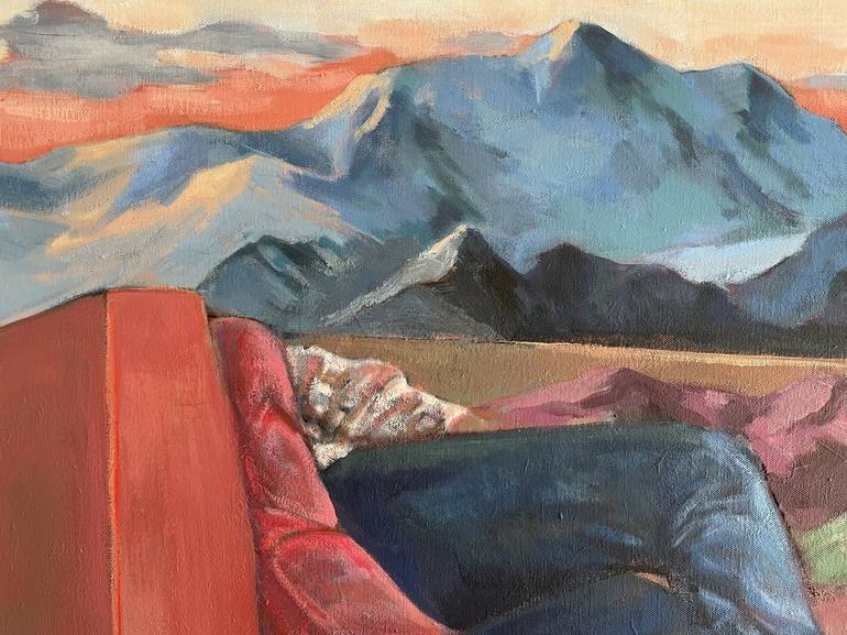 Original Figurative Landscape Painting by Tamas Szikszay