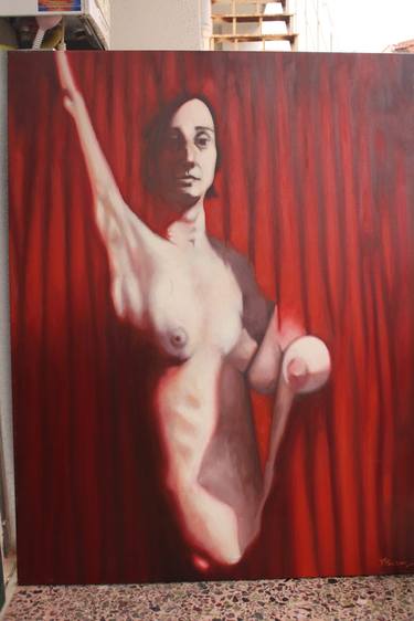 Original Figurative Nude Paintings by Yiannis Foulias