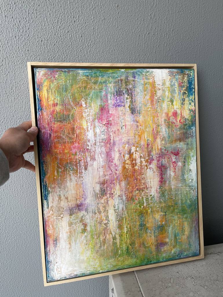 Original Abstract Expressionism Abstract Painting by Karim Chan