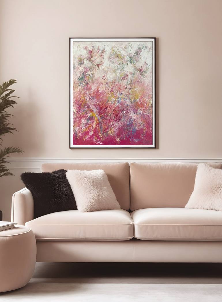 Original Abstract Expressionism Abstract Painting by Karim Chan