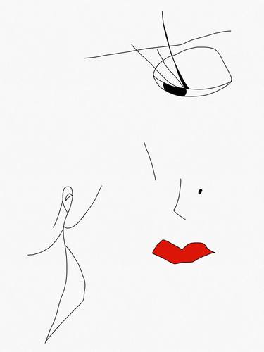 Original Conceptual Fashion Drawings by Caterina Cottafavi