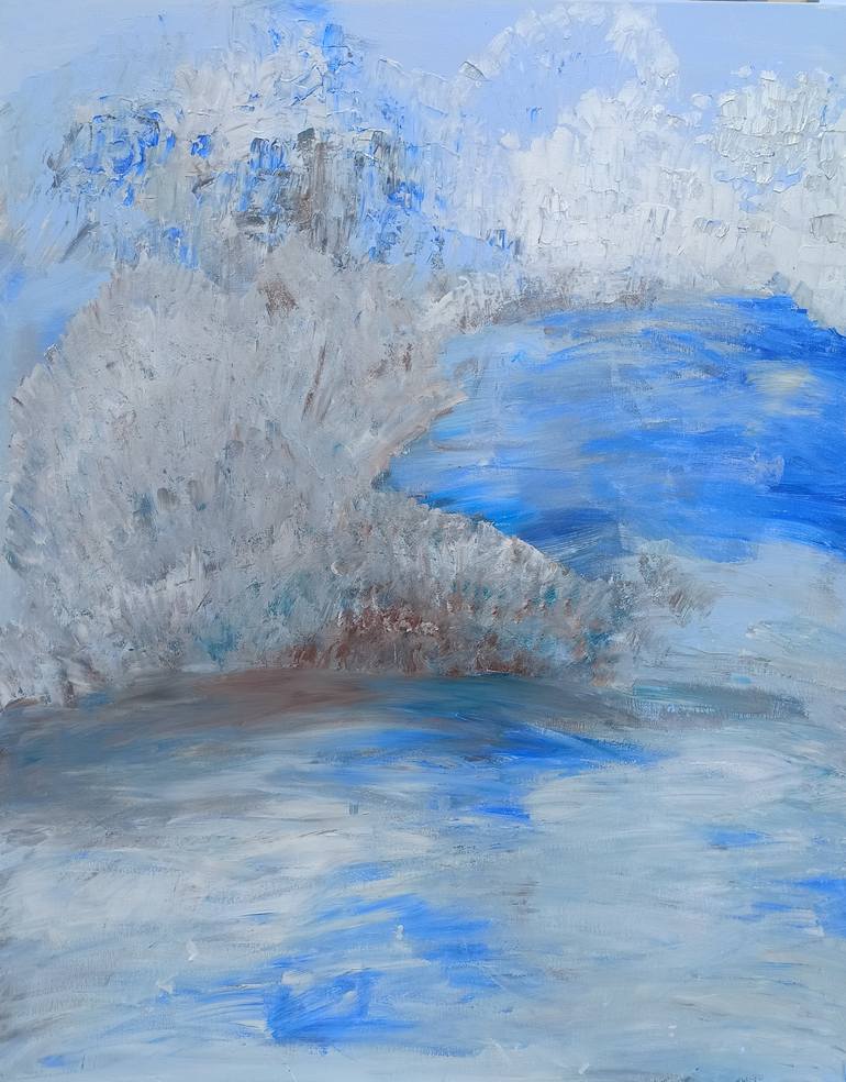 Original Painterly Abstraction Abstract Painting by Varranrat Tanahiranpanya
