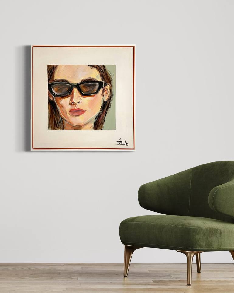 Original Contemporary Fashion Painting by Anne Laurence Grenier