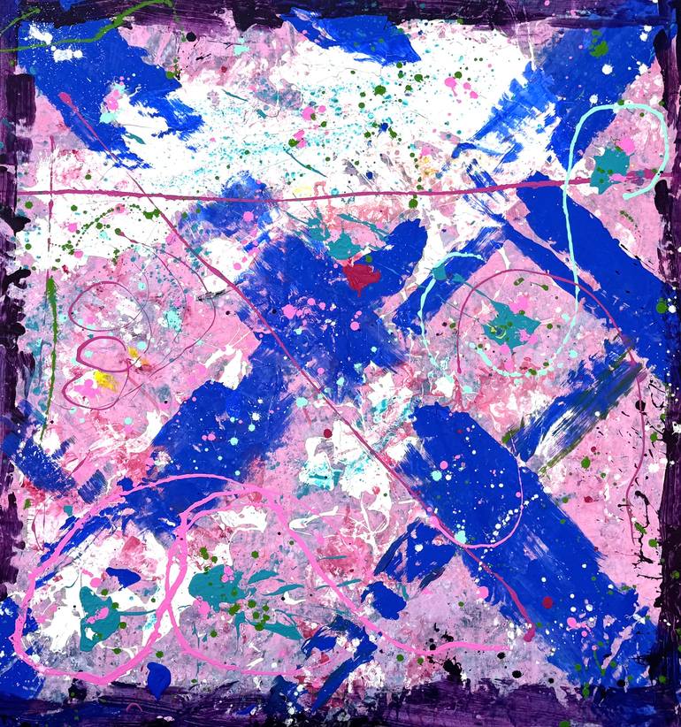 Original Abstract Expressionism Abstract Paintings by Andrew Weaver
