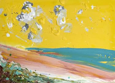 Original Abstract Expressionism Seascape Paintings by ANDREW WEAVER