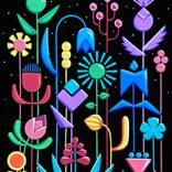 Midnight Meadow II by Lovisa Kjerrgren