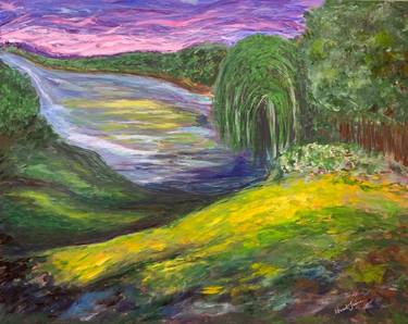 Original Impressionism Landscape Paintings by Hannah Jeanne