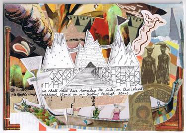 Original World Culture Collage by August Doubleday