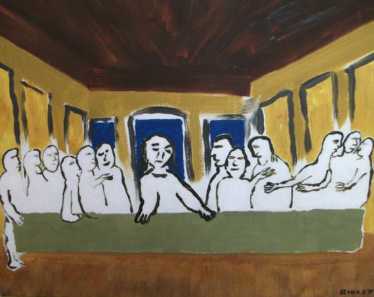 THE LAST SUPPER Painting by Stuart Ridley | Saatchi Art