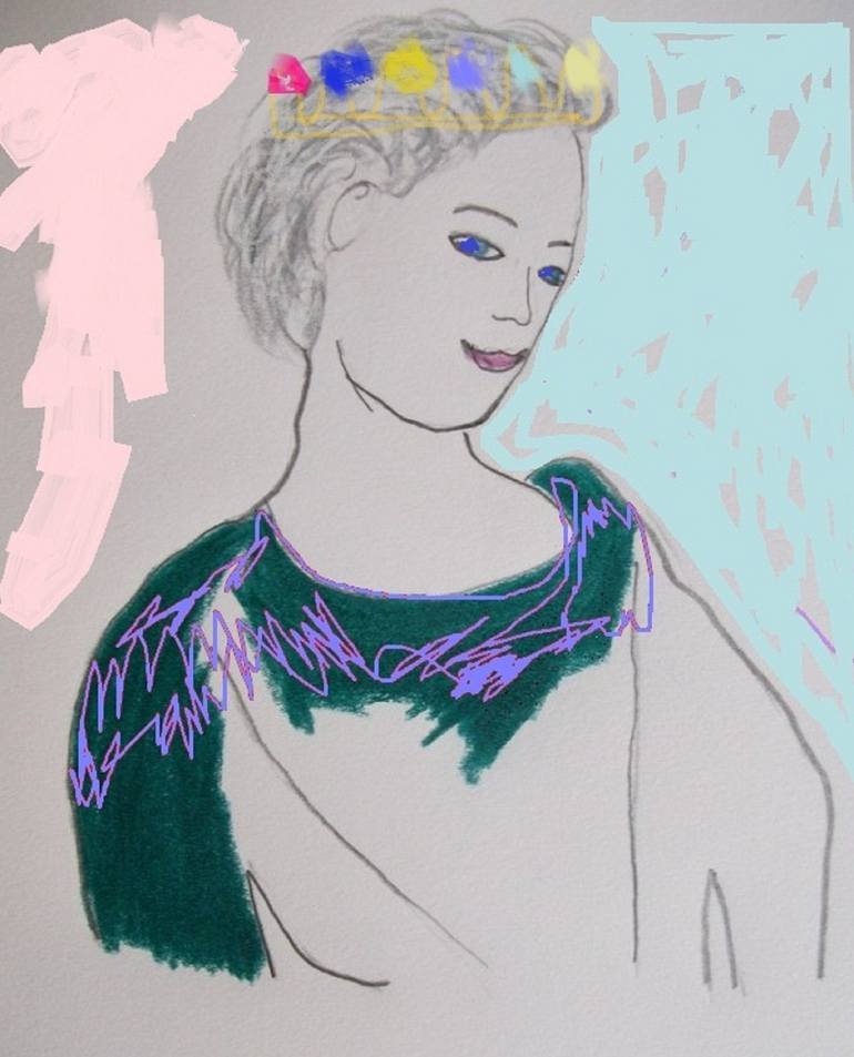 HRH Queen Elizabeth II. A ROYAL COMMISSION Painting by Stuart Ridley ...