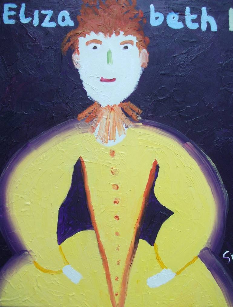 Elizabeth I Painting by Stuart Ridley | Saatchi Art