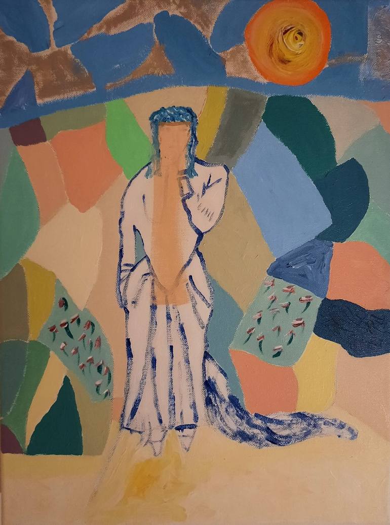 The Worried Bride Painting by Stuart Ridley | Saatchi Art