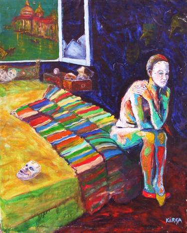 Original Expressionism Women Paintings by Kirka Kirka