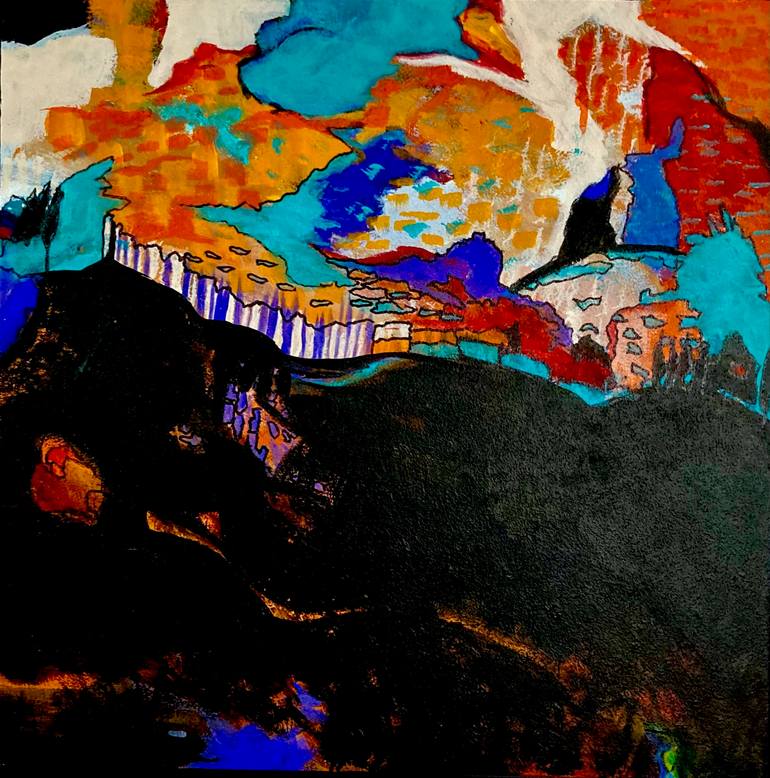 Original Abstract Painting by Lynne Mercer | Abstract Art on Other | What We Don't Know