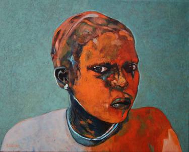 Original Figurative Portrait Paintings by Beata Garanty