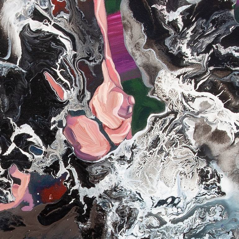 Original Abstract Expressionism Nude Painting by Mark Engel