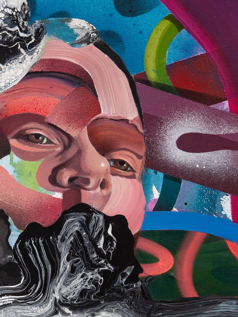 Original Figurative Abstract Painting by Mark Engel