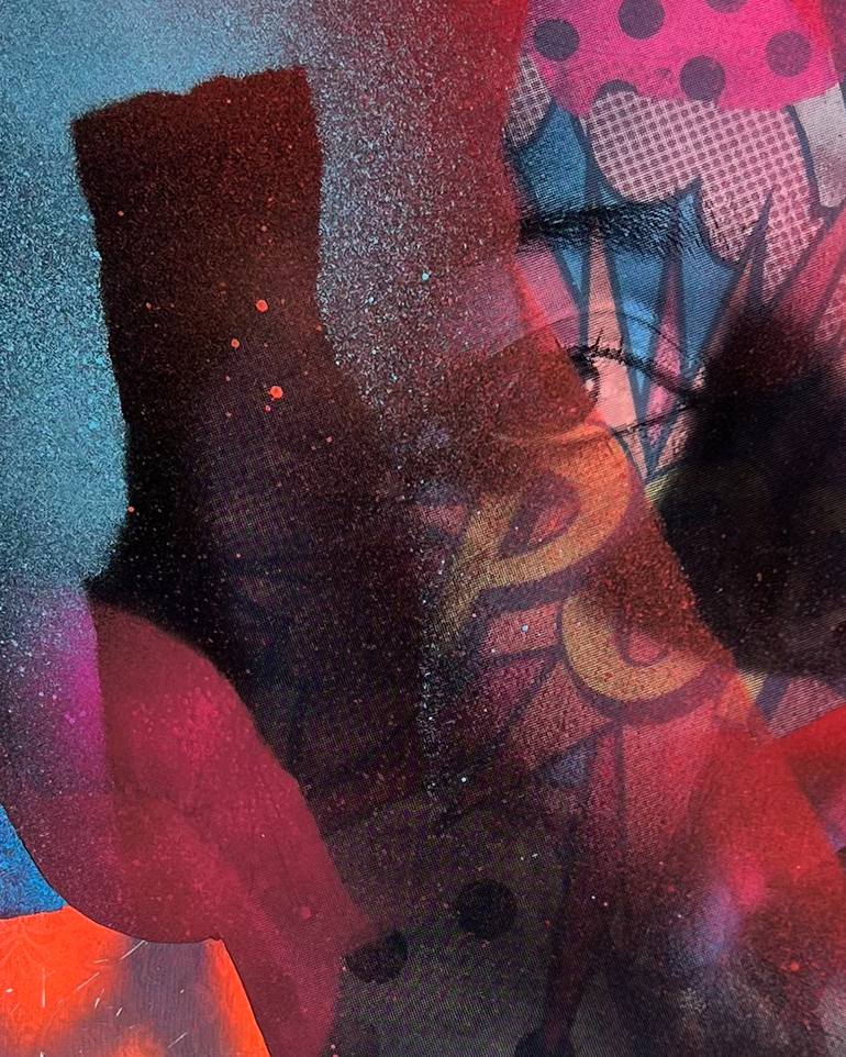 Original Pop Art Abstract Collage by Mark Engel