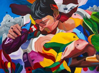 Original Contemporary Abstract Paintings by Mark Engel