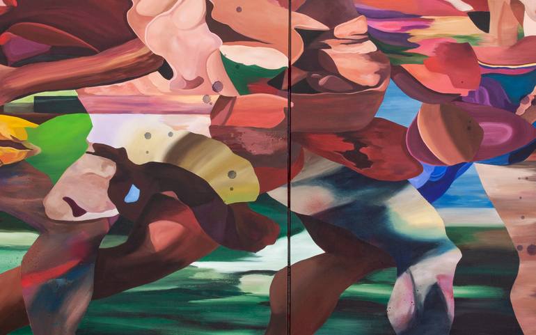 Original Abstract Landscape Painting by Mark Engel