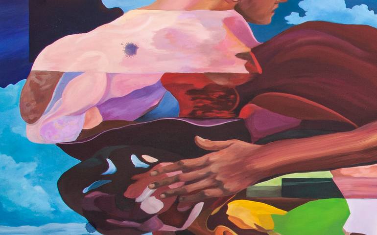 Original Abstract Landscape Painting by Mark Engel