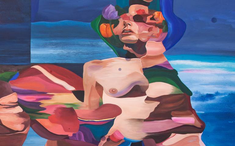 Original Abstract Landscape Painting by Mark Engel