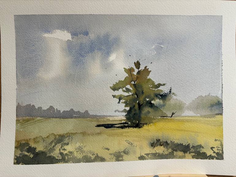 Original Expressionism Landscape Painting by Ignat Drozdov