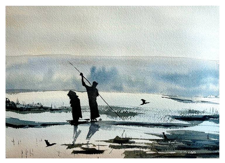 Print of Conceptual Landscape Paintings by Ignat Drozdov