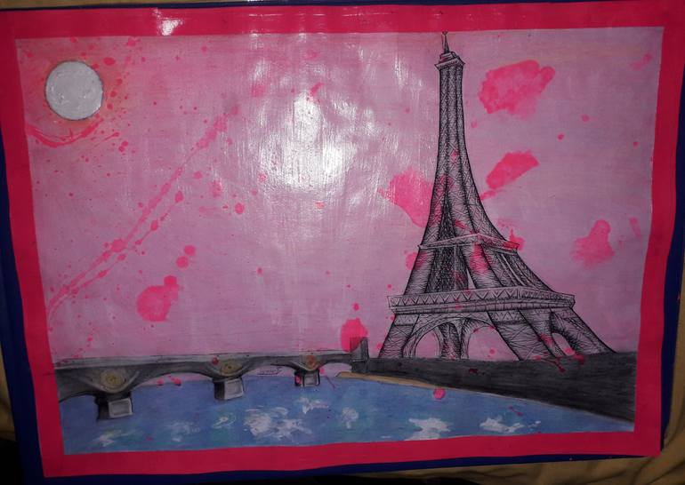 Original Abstract Expressionism Abstract Mixed Media by Leonardo Mendoza