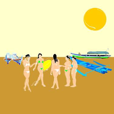 Original Digital Art Beach Digital by Djoko Pramono