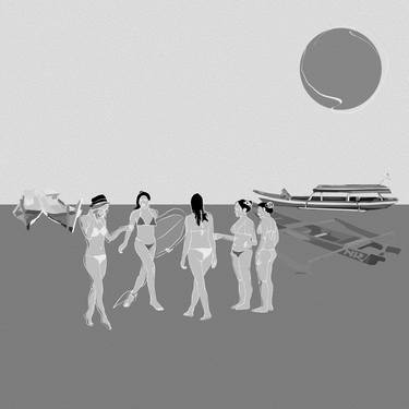 Original Digital Art Beach Digital by Djoko Pramono