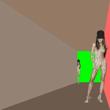Original Impressionism Erotic Digital by Djoko Pramono