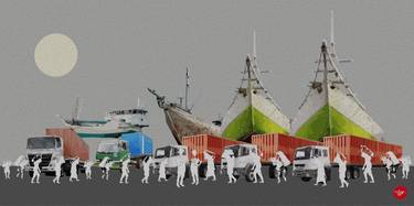 Original Digital Art Boat Digital by Djoko Pramono