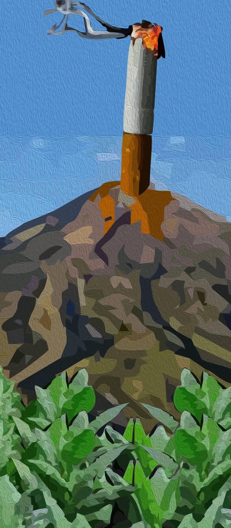 Original Digital Art Garden Digital by Djoko Pramono