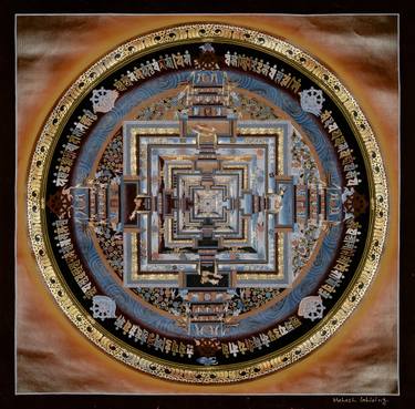 Original Symbolism Abstract Paintings by Kishan Ghising Tamang