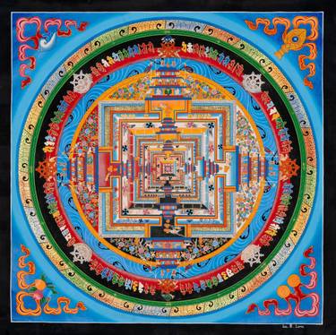 Original Symbolism Abstract Paintings by Kishan Ghising Tamang