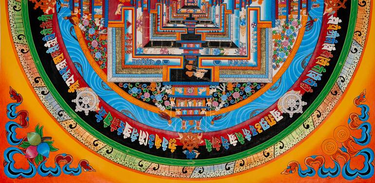 曼荼羅アート Lama Pema Gyancho 2010年作 曼荼羅アート Lama Pema