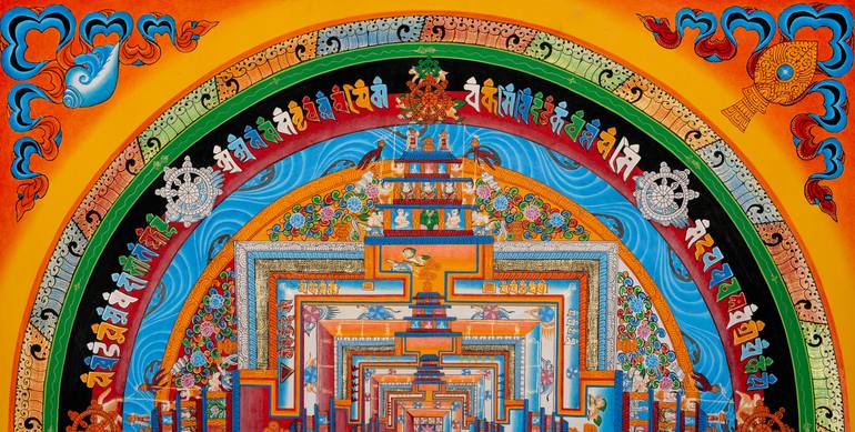 Dalai Lama Kalachakra Mandala: For Meditation & Decor -B02079
