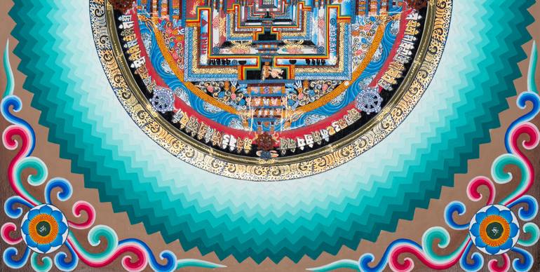 Original Symbolism Abstract Painting by Kishan Ghising Tamang